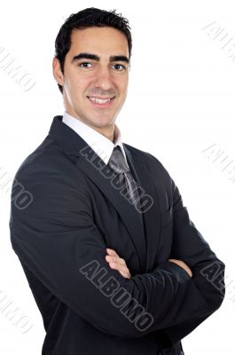 attractive young person businessman