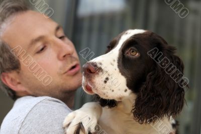 Man and his dog