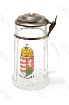 beer mug with cover