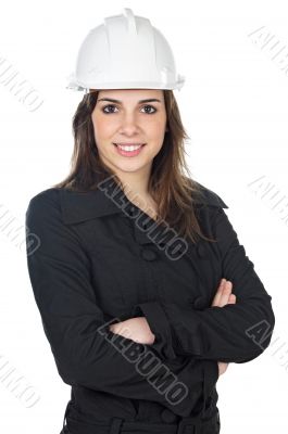 Attractive young engineer