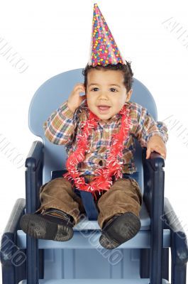 adorable boy celebrating your birthday