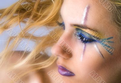 Beauty girl with make up