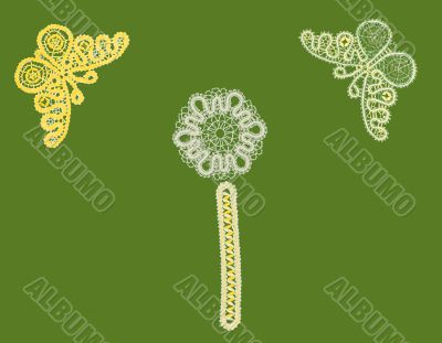 pattern, butterfly, bookmark