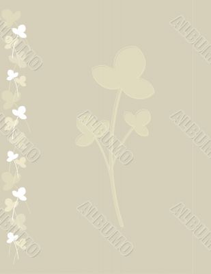 Stationery: Flowers and leaves Stationery: Flowers and leaves