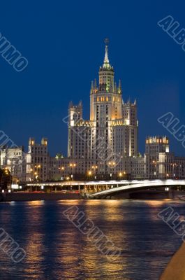 Night city Moscow