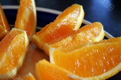 Sliced oranges Sliced oranges