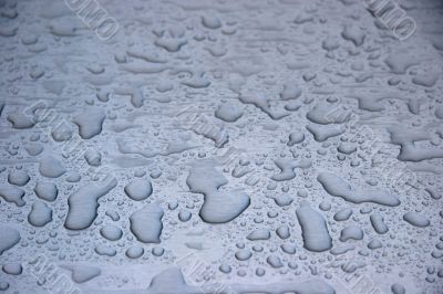 Water Drops on Black Water Drops on Black