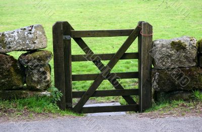 Closed gate