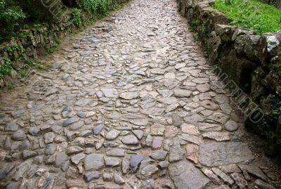 Stone pathway