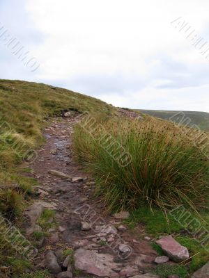 Stone walkway in Wales