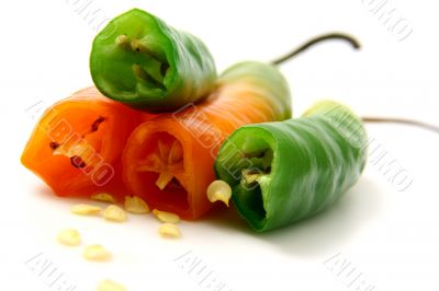 Pepper isolated in White Background