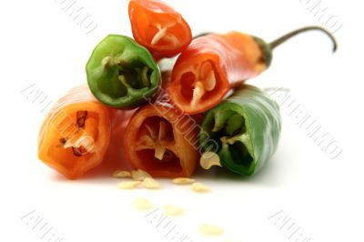 Pepper isolated in White Background