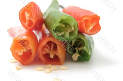 Pepper isolated in White Background