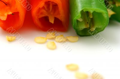 Pepper isolated in White Background