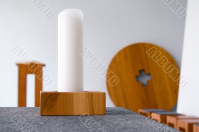 Candle on Altar