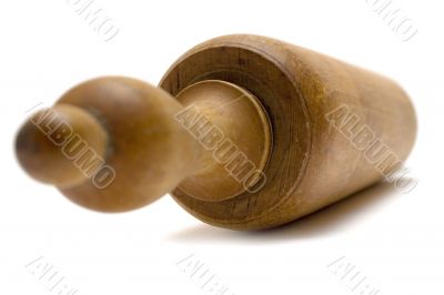 Vintage Wooden Rolling Pin - Close View