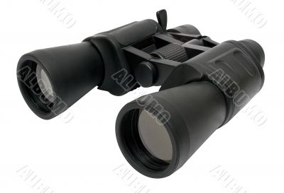 Binoculars Back - Top Side View w/ Path