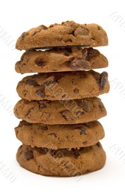 Stack of Chocolate Chip Cookies