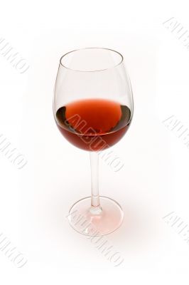 Glass of Red Wine - Wide View