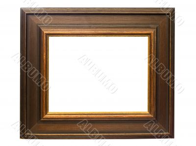 Dark Wooden Picture Frame w/ Path