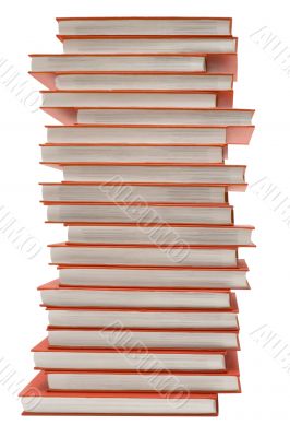 Pile of Red Books w/ Path