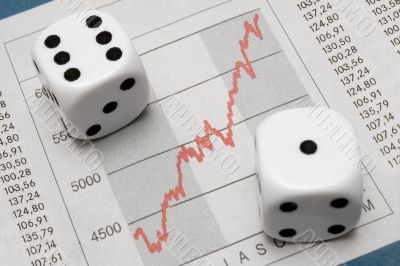 Dice on Chart