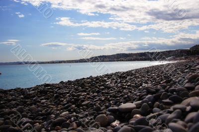 Nice pebble beach