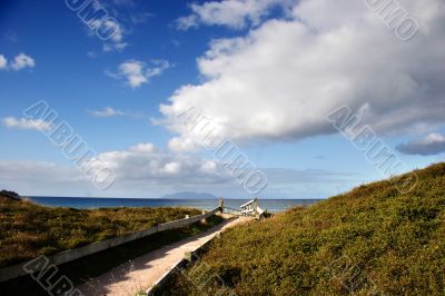 Walkway to the beach