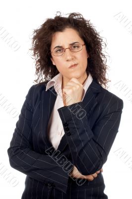 Worried business woman