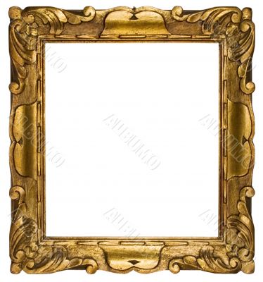 Picture Frame Gold Cubic w/ Path