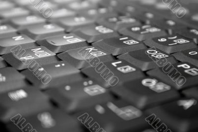 Laptop Keyboard Close-Up Laptop Keyboard Close-Up