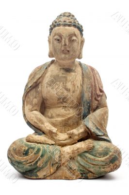 Antique Wooden Buddha