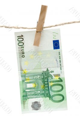 Drying One Hundred Euro