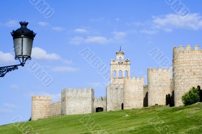 City Walls and Lamp
