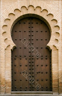 Medieval moorish door