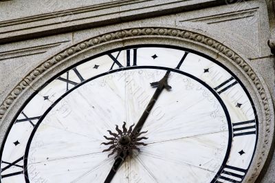 Medieval Clock Closeup