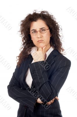 Worried business woman