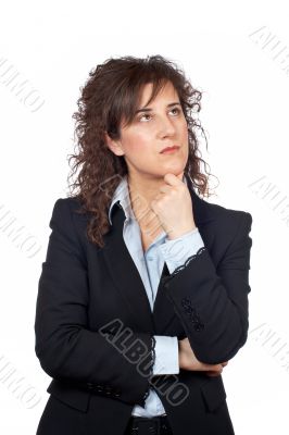 Worried business woman