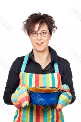 Housewife in apron