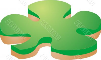 Shamrock cookie