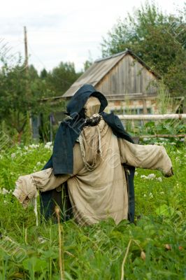 Garden scarecrow for scaring away of birds