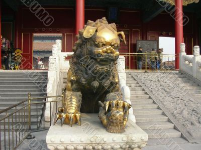 Chinese Dragon in Forbidden City (Beijing)