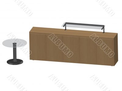 Cabinet with lamp Cabinet with lamp