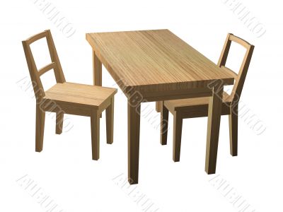 Chairs and table