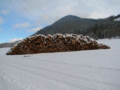 Cross-country ski run