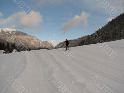 Cross-country ski run