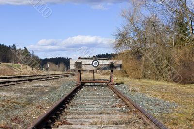 The end of the railway line