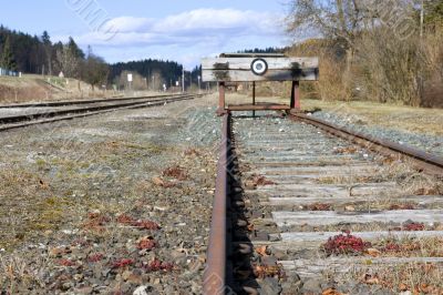 The end of the railway line