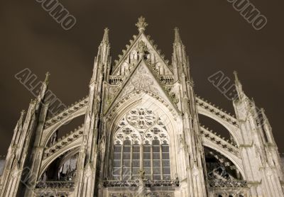 The famous cathedral of Cologne