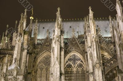 The famous cathedral of Cologne